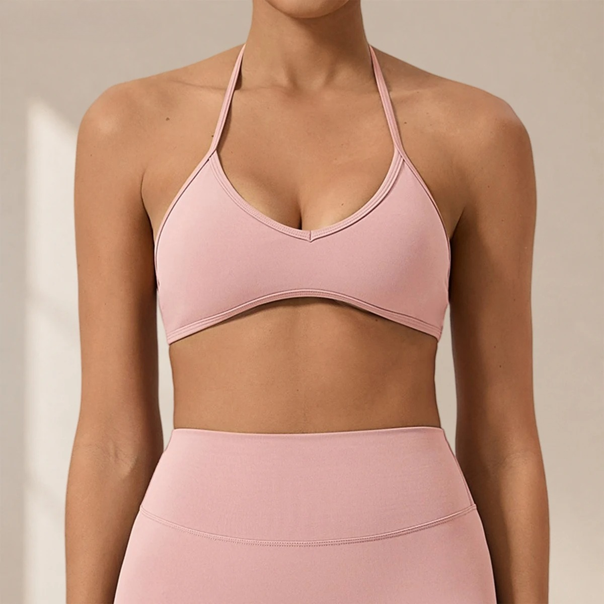 Halter Sports Bra Women Gym Un - Sports Bra Racerback review and price