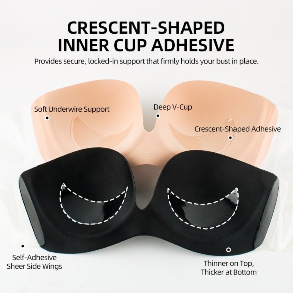 Breathable Seamless Invisible  - Backless Bra Sticky review and price